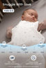 Picture of TotAha Sleep Sack 0-6 Months 3-Pack,Stretchy,Buttery Soft Swaddle Transition Sleeping Bag,Light Baby Wearable Blanket with 2-Way Safe Zippers for Boys and Girls