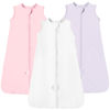 Picture of TotAha Sleep Sack 6-12-15 Months 3-Pack,Stretchy,Buttery Soft Swaddle Transition Sleeping Bag,Light Baby Wearable Blanket with 2-Way Safe Zippers for Boys and Girls