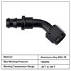 Picture of EVIL ENERGY 6AN 45 Degree Push Lock Hose Fitting End Black 2PCS