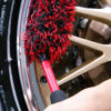 Picture of oesee Angled Wheel Brush Kit 3 Pack- Angled Microfiber Wheel Brush, Wheel Barrel Brush, Detailing Brush Scratch Free Calipers Woolies Spoke Brush Cleans Brake Dust from Barrels& Hard to Reach Areas
