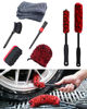 Picture of Premium 7PCS Car Wheel Rims Detail Cleaning PRO Wash Kit, Wheel Wash Mitt, Tire Brush,2PCS Soft Woolies Wheels Brush,Detailing Brush and Tire Dressing Pad,Microfiber Dry Towel Scratch-Free Cleaning