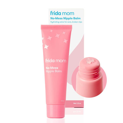 Picture of Frida Mom Nipple Cream, No-Mess Nipple Balm Moisturizer for Hydration, Gentle for Baby & Mom, 1.5fl oz