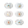 Picture of Tommee Tippee Nighttime Pacifiers, 18-36 months, 6 Pack of Glow in the Dark Pacifiers with Symmetrical Silicone Baglet