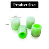 Picture of Luminous Tire Valve Stem Caps for Car, 12PCS Fluorescent Glow in The Dark Air Caps Cover, Illuminated Corrosion Resistant Tire Pressure Caps, Universal for Car, Truck, SUV, Motorcycles, Bike (Green)