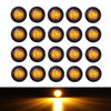 Picture of TMH (Pack of 20 3/4 Inch Mount Amber LED Clearance Bullet Marker lights, Side LED marker lights for trailer Truck RV Car Bus Van