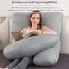 Picture of BATTOP Pregnancy Pillows for Sleeping,Full Body Maternity Pillow with Cooling Cover,Support for Back,Hips,Legs,Belly for Pregnant Women,Pregnancy Must Haves
