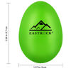 Picture of EastRock 6 PCS Plastic Egg Shaker Set Musical Hand Percussion Shakers Musical Maracas Percussion Instruments