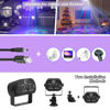 Picture of Qajok DJ Laser Party Lights, RGB LED Disco Light, Sound Activated Projector Strobe Light with Remote Control for Christmas Halloween Decorations Karaoke Birthday Dance Wedding Stage Show