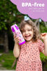 Picture of JARLSON Kids Water Bottle with Straw - Charli - Insulated Stainless Steel Water Bottle - Thermos - Girls/Boys (Princess 'Mosaic', 12 oz)