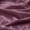 Picture of Meiz Pregnancy Pillow,Cooling Silky Pregnancy Pillows for Sleeping,Full Body Maternity Pillow for Pregnant Woman with Cooling Silky Jersey Cover,Dark Purple