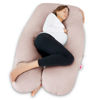 Picture of Meiz Cooling Pregnancy Pillows for Sleeping, Maternity Body Pillow for Pregnant Woman, U Shaped, with Cooling Jersey Cover
