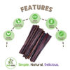 Picture of Nature Gnaws Beef Gullet Sticks for Dogs 5-6" (1Lb) - Natural Beef Jerky Stick Dog Chew Treats - Rawhide Free