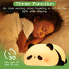 Picture of FAMIDUO Cute Panda Lamp, LED Panda Night Light for Kids Sleep, Food Grade Silicone Novelty Animal Night Lamps, Dimmable Nursery Squishy Nightlight, Cute Gifts, Office Desk/Baby Boys/Girls Room Decor
