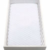Picture of Newton Baby Organic Fitted Crib Sheets - 100% Breathable and Ultra-Soft, 100% Organic Muslin Cotton, Dreamweaver Print in Moonstone Mist + Solid White, Fits All Standard Cribs