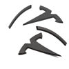 Picture of Nanaholy Model Y Accessories for Tesla Emblem Sticker 2PCS/Set 2024 2023 2022 2021 2020 Logo Decal (Black)