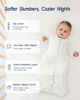 Picture of TotAha Toddler Sleep Sack 1.0 TOG for 2T-3T-4T, Soft Quilted Wearable Blanket Baby Sleeping Bag with 2-Way Safe Zippers, Cloud