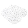 Picture of Bassinet Sheet Set 2 Pack Fitted Universal Microfiber Soft Cradle Sheets for Hourglass Rectangle and Oval Bassinet Mattress, Rainbow Bassinet Sheets for Girls and Boys