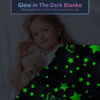 Picture of Star Blanket for Girls, Pink Blankets for Women, Glow in The Dark Blanket, Cute Blankets for Teen Girls, Personalized Blankets for Adults/Kids,Soft Fleece Blankets and Throw,Birthday Gifts 40"x 50"