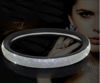 Picture of Diamond Leather Steering Wheel Cover with Bling Bling Crystal Rhinestones,Large-Size of 15 1/2 inches-16 inches Black