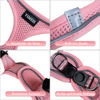 Picture of YIMEIS Dog Harness and Leash Set, No Pull Soft Mesh Pet Harness, Reflective Adjustable Puppy Vest for Small Medium Large Dogs, Cats (Pink, X-Small (Pack of 1)