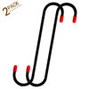 Picture of 2 Pieces Brake Caliper Hanger Hooks with Red Rubber Tips for Automotive Tool Use,Christmas Stocking Stuffers Gifts for Men dad Father (Black)