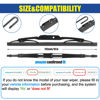 Picture of GSPSCN 10" Rear Wiper Blade, Original Replacement Back Windshield Wiper Blades for Chevrolet Trax 2022-2013 /Jeep Compass 2017-2007 Patriot 17-07/ Ford Escape Focus 07-01/ Dodge Caliber 12-07 (10-1)
