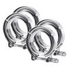 Picture of EVIL ENERGY V Band Clamp with Flange Male Female Stainless Steel (2, 2.5")