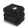 Picture of 1 Pack 3 Calming Blankets Fluffy Premium Fleece Pet Blanket Soft Sherpa Throw for Dog Puppy Cat Black Large (41"x31")