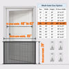 Picture of Dog Gate for Stairs Pet Gates for The House: Dogs Screen Mesh Gate for Doorways Stairways Indoor Safety 29 inch Tall, 45 inch Wide