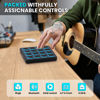 Picture of M-WAVE Wireless MIDI Controller Pads, 4.1 * 4.1 Inch, 0.28 LBS, Bluetooth Portable USB MIDI Controller with 16 MPC Drum Pads, Note Repeat, Full Level Buttons, Rechargeable battery (Black Pocket)