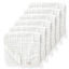 Picture of Maliton Muslin Burp Cloths for Baby 6 Pack Large 20''x10'' 100% Cotton Burp Cloths Absorbent and Soft 6 Layers Muslin Baby Stuff for Newborn Unisex(White, Pack of 7)