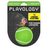 Picture of Playology Squeaky Chew Ball for Dogs | Engaging All-Natural Sweet Potato Scented Dog Toy for Medium Dogs up to 50lbs | Squeak, Fetch, and Play!