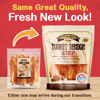 Picture of Gootoe Turkey Tendon Dog Treats 1 lb, (Pack of 1) - Strip, 100% USA Sourced Turkey, Natural Snack, Premium Puppy Chews, Hypoallergenic, Rawhide Free, Reseal Value Bag, Size for Small Breeds