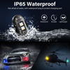 Picture of Amiline Wireless LED Lights for Car 8PCS with Remote Control, Wireless LED Strobe Lights 8 Colors USB Charge IP65 Waterproof Anti-Collision for Car Motorcycle Drone RC Aircraft Bike, Black
