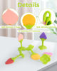 Picture of Teething Toys for Babies, 10 Pack Silicone Baby Teethers, Frozen Baby Teething Toys, Fruit Shape, BPA-Free, Natural Organic Soft & Textured