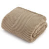 Picture of Bedsure Dog Blanket for Small Dogs Washable - Soft Fluffy Puppy Blanket with Premium 300GSM Coral Fleece, Cozy Calming Cat Blankets for Indoor Cats, Fuzzy Pet Blanket for Kitten Doggy, Brown, 25x35IN
