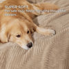 Picture of Bedsure Dog Blanket for Small Dogs Washable - Soft Fluffy Puppy Blanket with Premium 300GSM Coral Fleece, Cozy Calming Cat Blankets for Indoor Cats, Fuzzy Pet Blanket for Kitten Doggy, Brown, 25x35IN