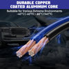 Picture of EXTRESPO 2/0 Gauge 30 FT Heavy Duty Jumper Cables, 1500Amp Quick Connect Booster Cables for 12V & 24V Cars, SUVs and Trucks, Kit with Carry Case, Gloves, Brushes