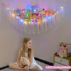 Picture of FIOBEE Stuffed Animals Net or Hammock with LED Light, Toy Hammock Hanging Stuffed Animals Storage Organizer Holder Room Décor for Nursery Kids Bedroom