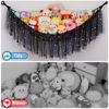 Picture of FIOBEE Stuffed Animals Net or Hammock with LED Light, Toy Hammock Hanging Stuffed Animals Storage Organizer Holder Room Décor for Nursery Kids Bedroom