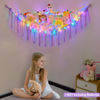 Picture of FIOBEE Stuffed Animals Net or Hammock with LED Light, Toy Hammock Hanging Stuffed Animals Storage Organizer Holder Room Décor for Nursery Kids Bedroom