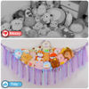 Picture of FIOBEE Stuffed Animals Net or Hammock with LED Light, Toy Hammock Hanging Stuffed Animals Storage Organizer Holder Room Décor for Nursery Kids Bedroom