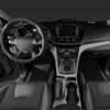 Picture of CAR PASS Leather Steering Wheel Cover and Waterproof Car Floor Mats,Microfiber Universal Car Combo Fit for 95% Sedan,SUV,Cars,14.5-15inch Sporty Anti-Slip Safety Comfortable Design(Carbon Fiber Black)