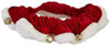 Picture of Huxley & Kent Ruff Pet Scrunchy | Santa (Medium) | Festive Christmas/Holiday Neckwear for Dogs/Cats | Fun Stretchable Costume Accessory | Soft Collar with Bells