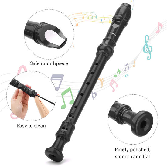 GetUSCart- Hanaoyo Soprano Recorder Instrument German Style C Key 8 ...