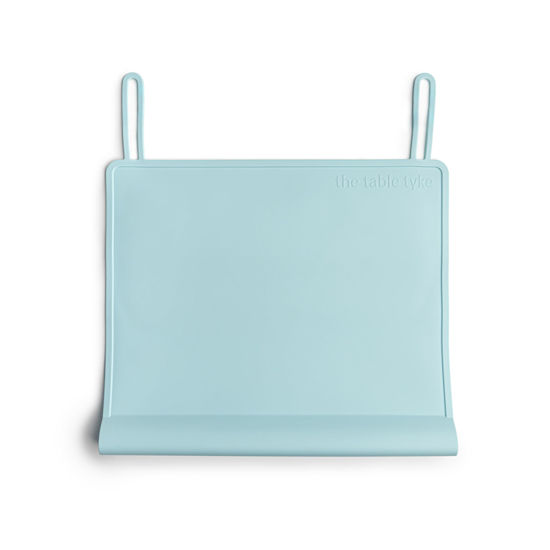 Picture of The Table Tyke 100% Silicone Placemat with Teething Edge Bumper/Spill Stopper | Dishwasher Safe, Travel Ready Non-Slip Suction Activity Mat for Infants, Babies, Toddlers, Children, Kids