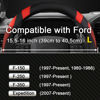 Picture of West Llama Customized Auto Car Steering Wheel Cover for Ford F-150, F-250, F-350, Expedition (Black+Red)