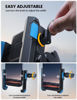 Picture of Lamicall Motorcycle Phone Mount Holder - [Camera Friendly] [1s Lock] Bike Phone Holder Handlebar Clamp, Bicycle Scooter Phone Clip, for iPhone 15 Pro Max, 14, 13, 2.4~3.54" Wide Phone, Blue