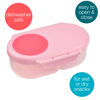 Picture of b.box Snack Box for Kids & Toddlers: 2 Compartment Snack Containers, Mini Bento Box, Lunch Box. Leak Proof, BPA free, Dishwasher safe. School Supplies. Ages 4 months+ (Flamingo Fizz, 12oz capacity)