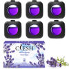 Picture of Car Air Fresheners, 6 Pack, Lavender Embrace, Car Fresheners Vent Clips, Long Lasting Air Freshener for Car, Car Refresher for Men Women